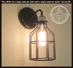 Industrial Wall Sconce Light with Edison Bulb