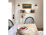 Traditional Milk Glass Sconce Wall Light