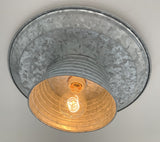 Farmhouse Round Flush Mount Ceiling Light