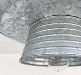 Farmhouse Round Flush Mount Ceiling Light