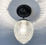 Acorn Antique Glass Ceiling Light with Chain