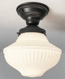 Traditional Milk Glass CEILING LIGHT Fixture