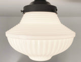 Traditional Milk Glass CEILING LIGHT Fixture