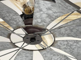 Farmhouse Galvanized Windmill Ceiling Light 16"