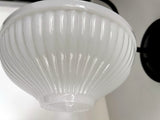 Traditional Milk Glass Sconce Wall Light
