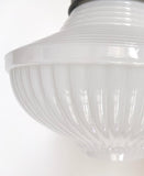 Traditional Milk Glass Sconce Wall Light