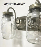 Mason Jar Bathroom Vanity Light