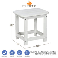 PolyTEAK Compact Side Table