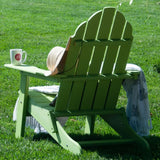 New Tradition Folding Adirondack Chair by ResinTeak