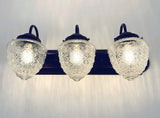 Bathroom Vanity Lighting Fixture of Antique Glass