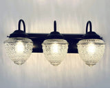 Bathroom Vanity Lighting Fixture of Antique Glass