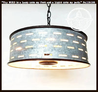 Farmhouse Ceiling Lights Galvanized Fixture