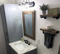 Mason Jar Bathroom Vanity Light
